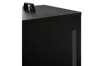 Réservoir à granules et pellets noir 45kg Réservoir à granules et pellets noir 45kg