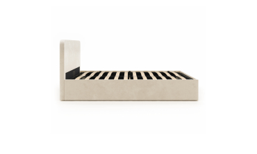 Lit coffre Louise 160x200cm velours beige