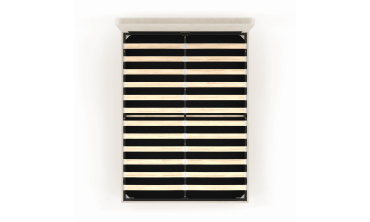 Lit coffre Louise 160x200cm velours beige