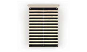 Lit coffre Louise 160x200cm tissu beige