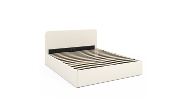 Lit coffre Louise 160x200cm tissu bouclette