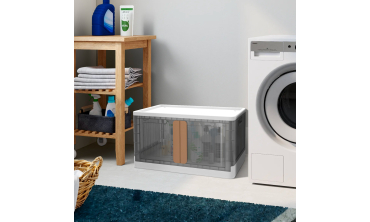 Boîte de rangement empilable 72L