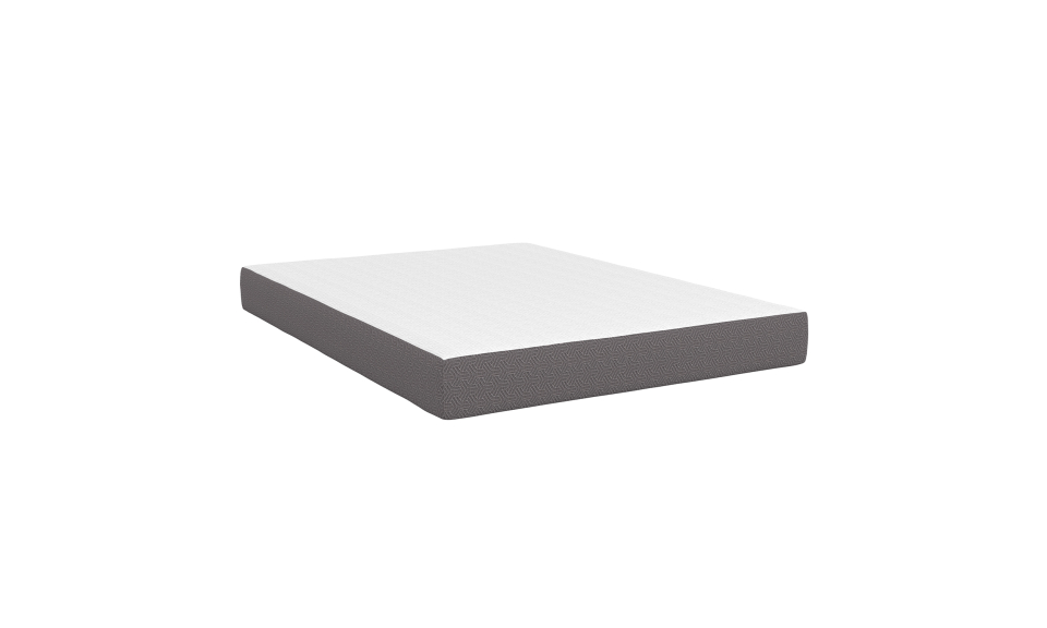 Matelas mémoire de forme épaisseur 20cm blanc et gris 140x190cm