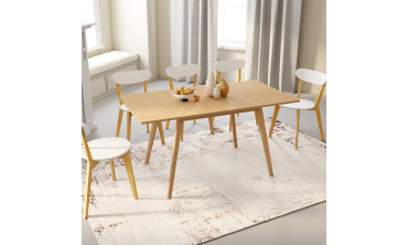 Table à manger extensible Venezia bois 110-150cm Table à manger extensible Venezia bois 110-150cm