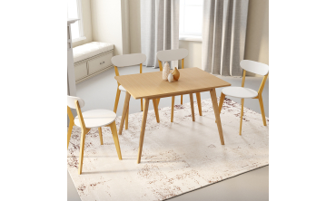 Table à manger extensible Venezia bois 110-150cm Table à manger extensible Venezia bois 110-150cm