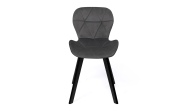 Chaises Daisy en velours mix de couleurs (crème, gris clair, gris foncé et rose) - lot de 4 Chaises Daisy en velours mix de couleurs (crème, gris clair, gris foncé et rose) - lot de 4