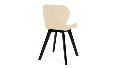 Chaises Daisy en velours mix de couleurs (crème, gris clair, gris foncé et rose) - lot de 4 Chaises Daisy en velours mix de couleurs (crème, gris clair, gris foncé et rose) - lot de 4
