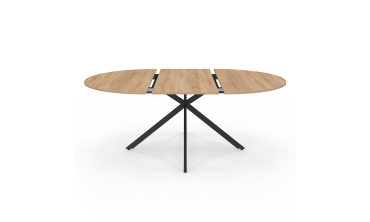 Table à manger ronde extensible Soline Ø140-200cm Table à manger ronde extensible Soline Ø140-200cm