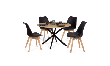 Table à manger ronde Soline Ø110cm Table à manger ronde Soline Ø110cm