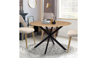 Table à manger ronde Soline Ø110cm Table à manger ronde Soline Ø110cm
