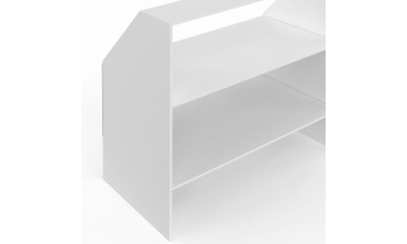 Etagère de rangement sous pente Jeanne blanche