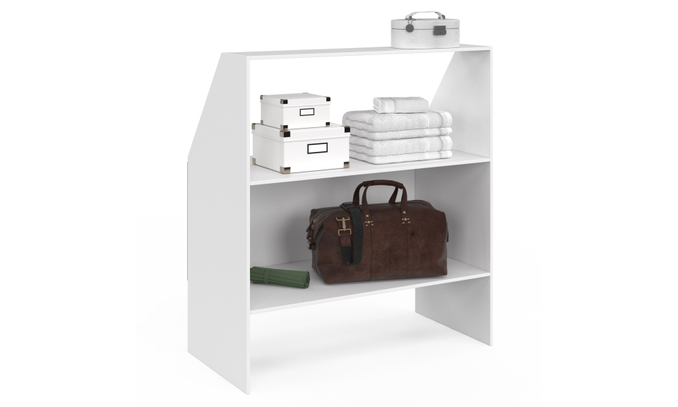 Etagère de rangement sous pente Jeanne blanche