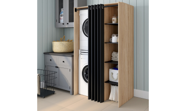 Meuble buanderie double machines à laver