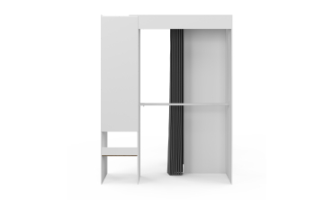 Dressing Justine d'angle 230cm blanc