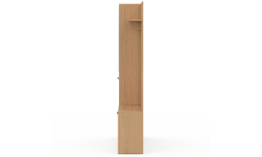 Vestiaire d'entrée Faustine avec placard et miroir