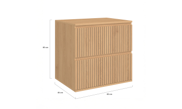 Meuble sous vasque Faustine 2 tiroirs