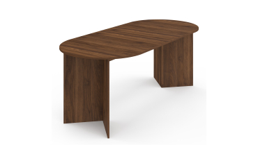 Table à manger extensible Gabin 200-300cm effet noyer