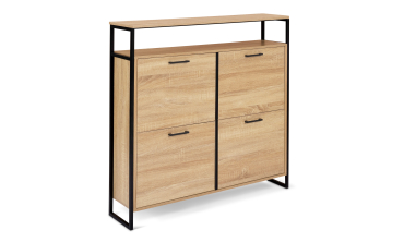 Meuble chaussures Alan 4 portes - 20 paires