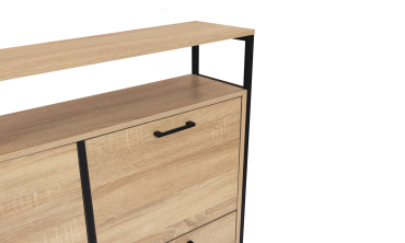 Meuble chaussures Alan 4 portes - 20 paires