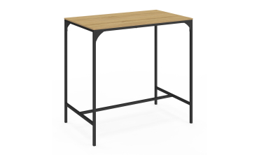 Table haute repas Memphis  95cm + 2 tabourets