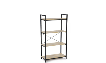 Etagère industrielle Memphis 4 niveaux 130cm
