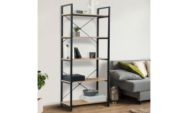 Etagère Memphis 5 niveaux 170cm