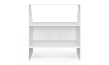 Etagère de rangement sous pente Jeanne blanche