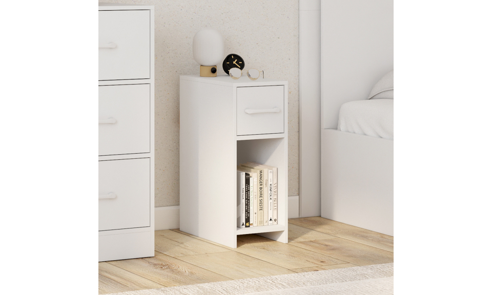 Tables de chevet Uma 1 tiroir - lot de 2