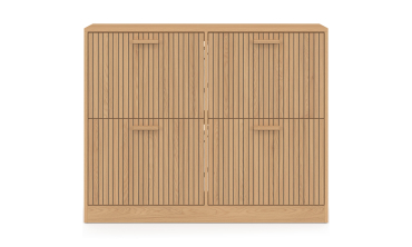 Meuble chaussures bas Faustine 4 portes - 24 paires