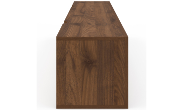 Meuble TV suspendu Michigan effet noyer L180cm