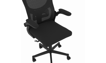 Fauteuil de bureau à roulettes James noir