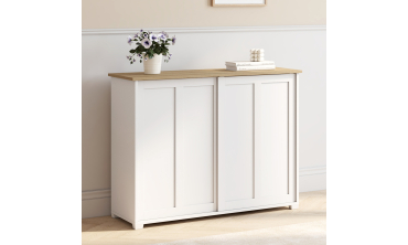 Buffet Jamy 2 portes blanc 100cm