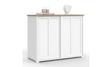 Buffet Jamy 2 portes blanc 100cm