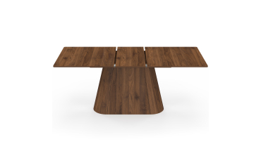 Table à manger extensible Rosita 160-200cm effet noyer