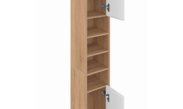 Colonne salle de bain Tom 2 portes 4 niches