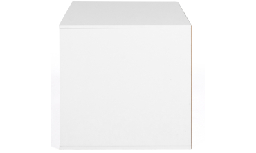 Maison de toilette pour chat blanche litière intégrée