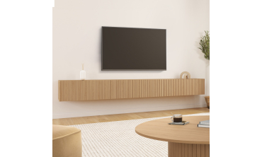 Meuble TV suspendu Albane L270cm