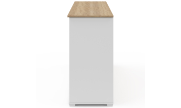 Buffet Jamy 3 portes blanc 160cm