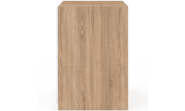 Meuble machine à laver Will effet hêtre 2 portes blanches