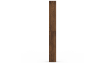 Colonne salle de bain Tom effet noyer 2 portes 4 niches