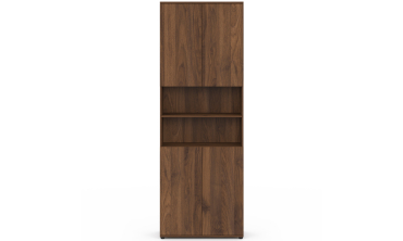 Armoire salle de bain Tom effet noyer 4 portes