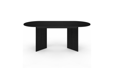 Table à manger extensible Gabin 160-200cm noir