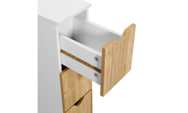 Meuble d'appoint 4 tiroirs avec roulettes