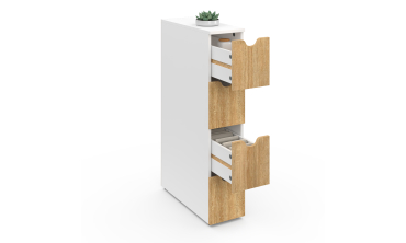 Meuble d'appoint 4 tiroirs avec roulettes