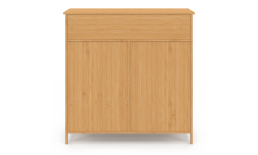 Meuble salle de bain Maya 2 paniers à linge bambou