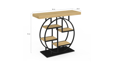 Console étagère arrondie Onda