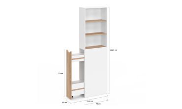 Meuble salle de bain Will 2 niveaux