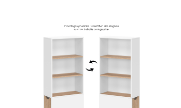 Meuble salle de bain Will 2 niveaux