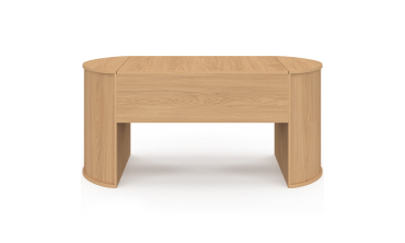 Table basse Nami relevable effet hêtre