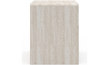 Tables de chevet Alyana organiques effet travertin - lot de 2